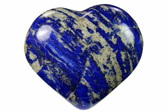 Polished Lapis Lazuli Heart - Pakistan #170942